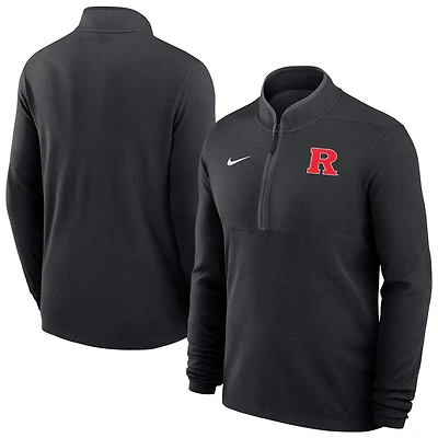 Men's Nike Black Rutgers Scarlet Knights Dri-FIT Victory Quarter-Zip Pullover