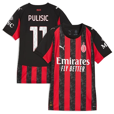 Women's Puma Christian Pulisic Red AC Milan 2025/26 Home Replica Player Jersey