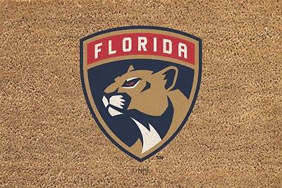 Florida Panthers 24" x 36" Outdoor Team Logo Coir Mat