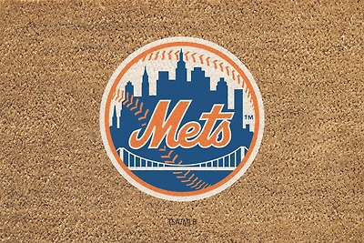 New York Mets 24" x 36" Outdoor Team Logo Coir Mat