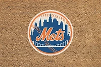 New York Mets 24" x 36" Outdoor Team Logo Coir Mat