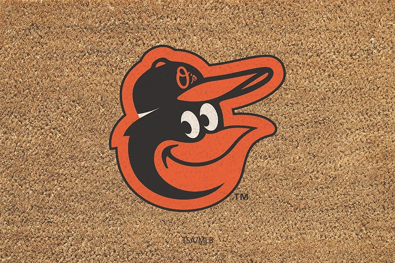 Baltimore Orioles 24" x 36" Outdoor Team Logo Coir Mat