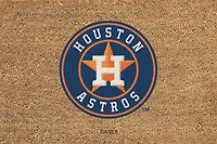 Houston Astros 24" x 36" Outdoor Team Logo Coir Mat