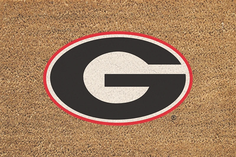 Georgia Bulldogs 24" x 36" Outdoor Team Logo Coir Mat