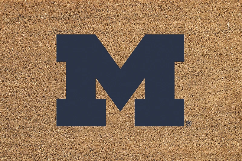 Michigan Wolverines 24" x 36" Outdoor Team Logo Coir Mat