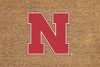 Nebraska Huskers 24" x 36" Outdoor Team Logo Coir Mat