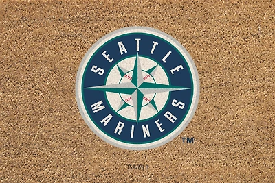 Seattle Mariners 24" x 36" Outdoor Team Logo Coir Mat