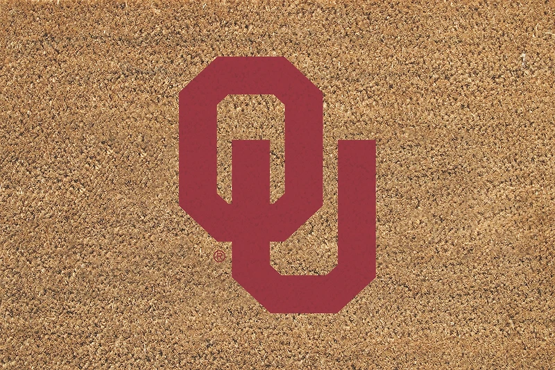 Oklahoma Sooners 24" x 36" Outdoor Team Logo Coir Mat