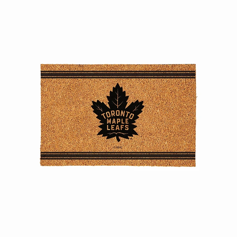 Toronto Maple Leafs 24" x 36" Outdoor Monochrome Team Logo Coir Mat