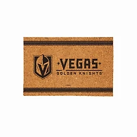 Vegas Golden Knights 24" x 36" Outdoor Monochrome Team Logo Coir Mat