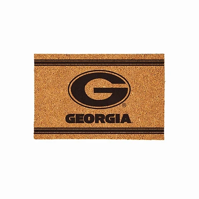 Georgia Bulldogs 24" x 36" Outdoor Monochrome Team Logo Coir Mat