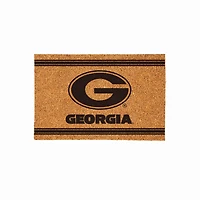 Georgia Bulldogs 24" x 36" Outdoor Monochrome Team Logo Coir Mat