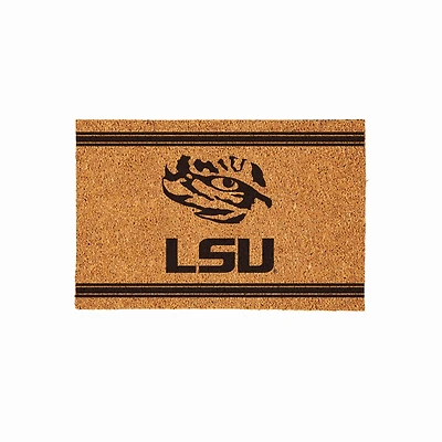 LSU Tigers 24" x 36" Outdoor Monochrome Team Logo Coir Mat