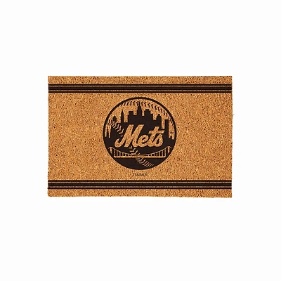 New York Mets 24" x 36" Outdoor Monochrome Team Logo Coir Mat