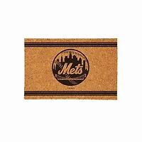 New York Mets 24" x 36" Outdoor Monochrome Team Logo Coir Mat