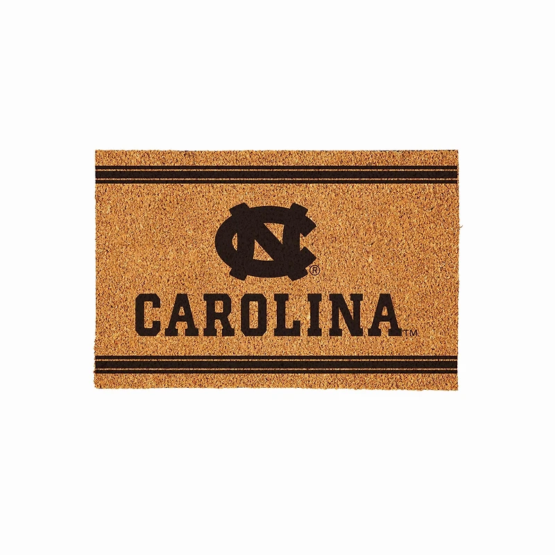 North Carolina Tar Heels 24" x 36" Outdoor Monochrome Team Logo Coir Mat