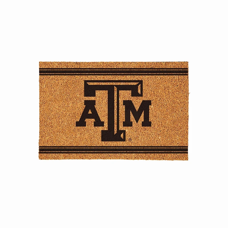 Texas A&M Aggies 24" x 36" Outdoor Monochrome Team Logo Coir Mat