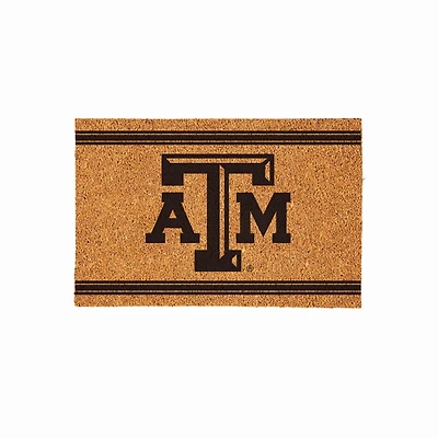 Texas A&M Aggies 24" x 36" Outdoor Monochrome Team Logo Coir Mat
