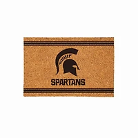 Michigan State Spartans 24" x 36" Outdoor Monochrome Team Logo Coir Mat