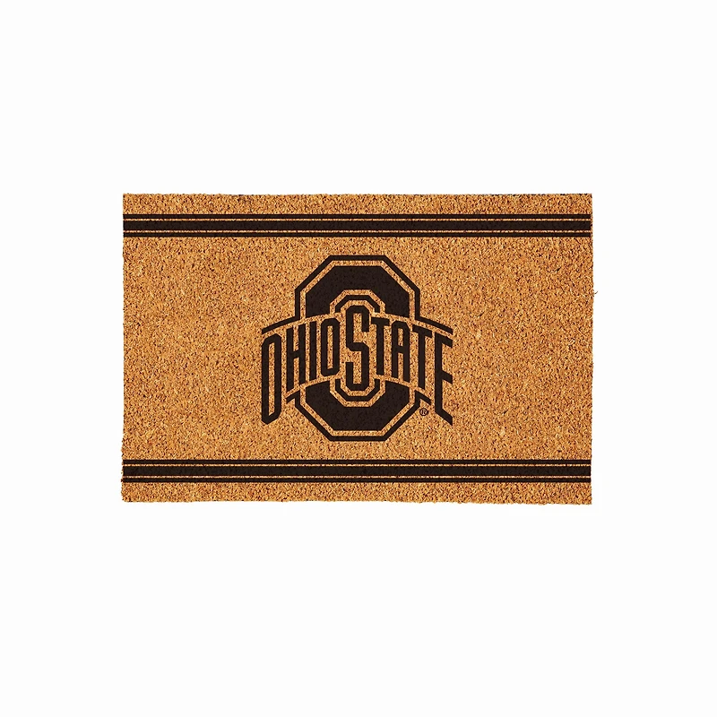 Ohio State Buckeyes 24" x 36" Outdoor Monochrome Team Logo Coir Mat