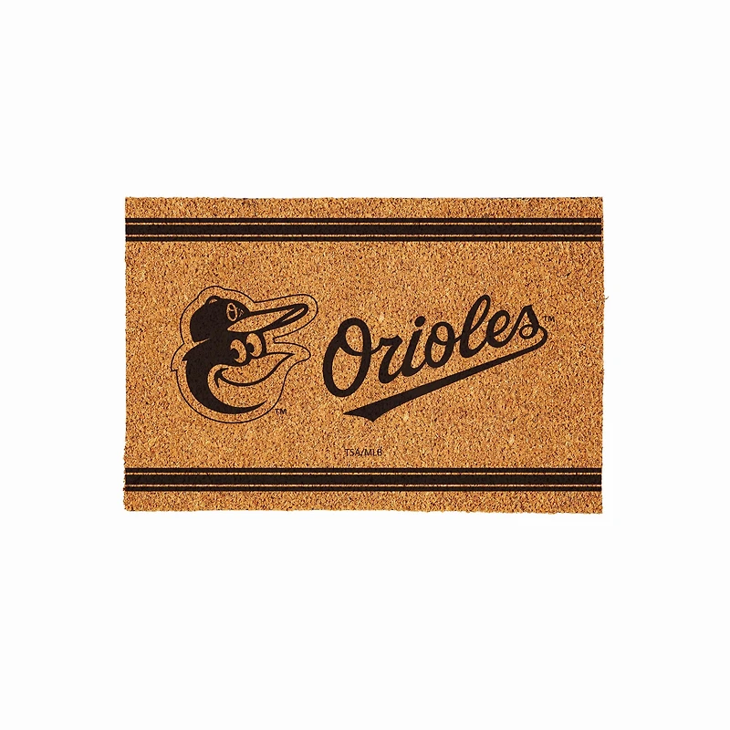 Baltimore Orioles 24" x 36" Outdoor Monochrome Team Logo Coir Mat