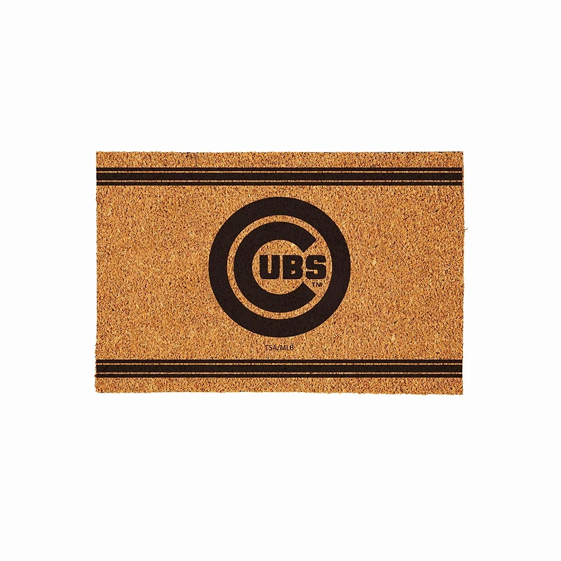 Chicago Cubs 24" x 36" Outdoor Monochrome Team Logo Coir Mat