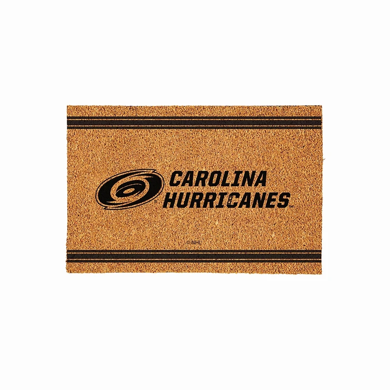 Carolina Hurricanes 24" x 36" Outdoor Monochrome Team Logo Coir Mat