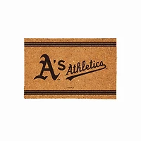 Athletics 24" x 36" Outdoor Monochrome Team Logo Coir Mat