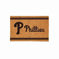 Philadelphia Phillies 24" x 36" Outdoor Monochrome Team Logo Coir Mat