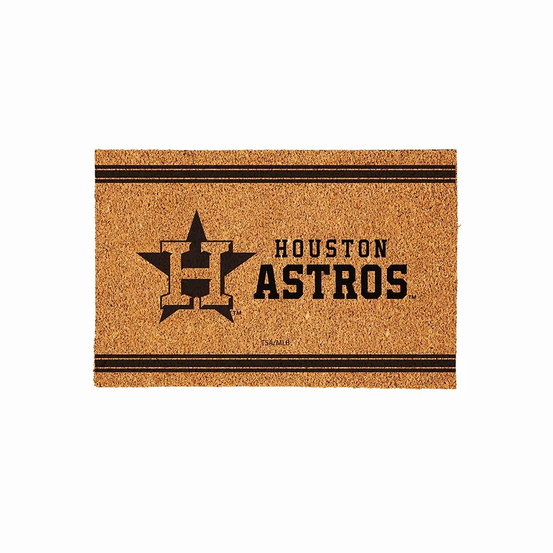 Houston Astros 24" x 36" Outdoor Monochrome Team Logo Coir Mat