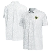 Men's Antigua White Athletics Lush Polo