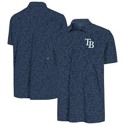 Men's Antigua Navy Tampa Bay Rays Lush Polo