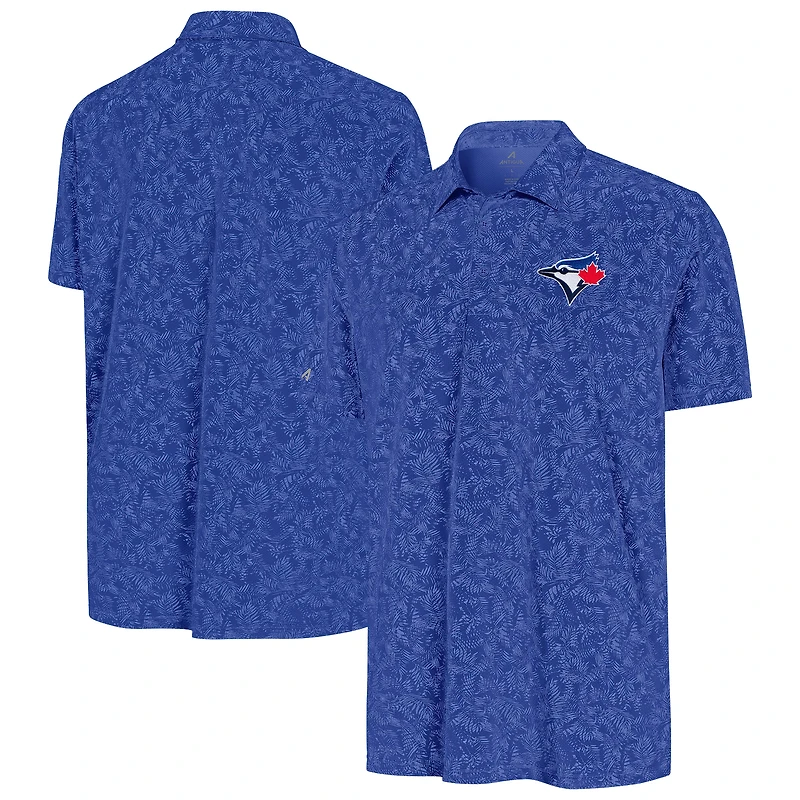Men's Antigua Royal Toronto Blue Jays Lush Polo