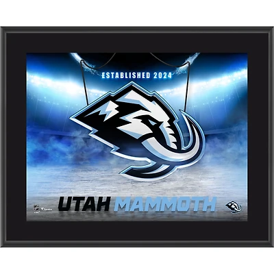 Utah Mammoth 10.5" x 13" Horizontal Team Logo Sublimated Plaque
