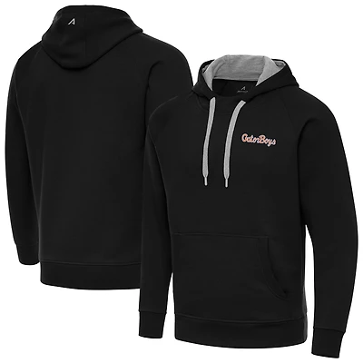 Men's Antigua  Black Florida Gators GatorBoys Victory Pullover Hoodie