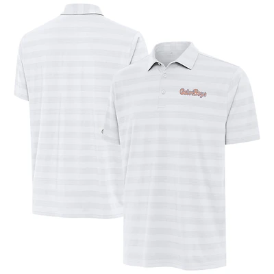 Men's Antigua White Florida Gators GatorBoys Tunnel Polo