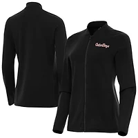 Women's Antigua  Black Florida Gators GatorBoys Continual Full-Zip Jacket