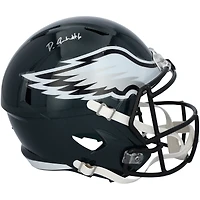 DeVonta Smith Philadelphia Eagles Autographed Riddell Super Bowl LIX Champions Replica Helmet