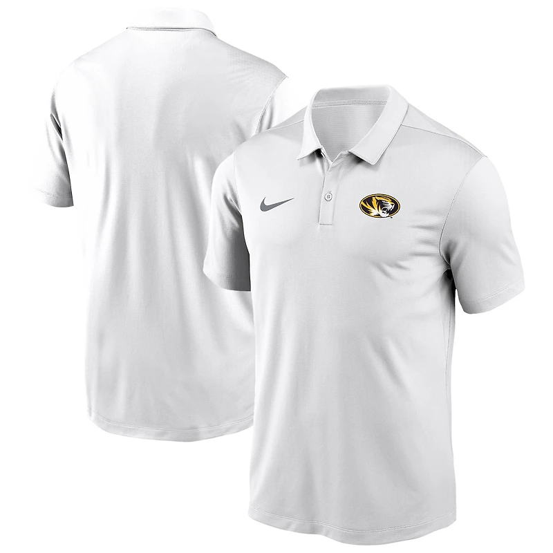 Men's Nike White Missouri Tigers Victory Solid Performance Polo