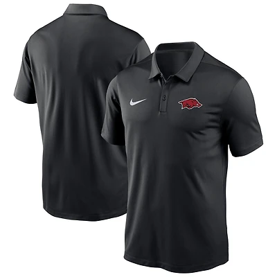 Men's Nike Black Arkansas Razorbacks Victory Solid Performance Polo