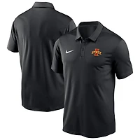 Men's Nike Black Iowa State Cyclones Victory Solid Performance Polo