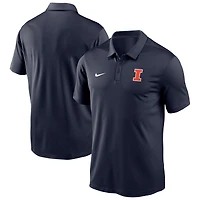Men's Nike Navy Illinois Fighting Illini Victory Solid Performance Polo