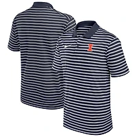 Men's Nike Navy Illinois Fighting Illini Victory Stripe Performance Polo
