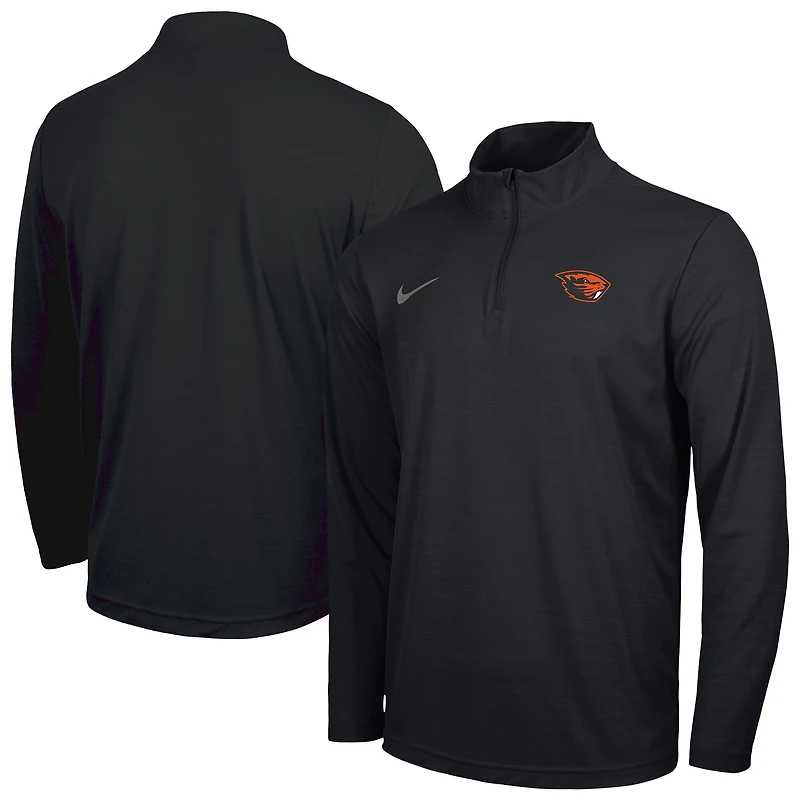 Men's Nike Black Oregon State Beavers Intensity Performance Quarter-Zip Pullover