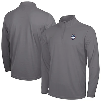 Men's Nike Gray UConn Huskies Intensity Performance Quarter-Zip Pullover