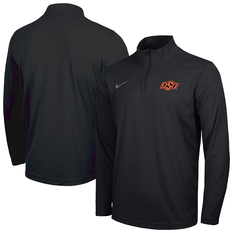 Men's Nike Black Oklahoma State Cowboys Intensity Performance Quarter-Zip Pullover