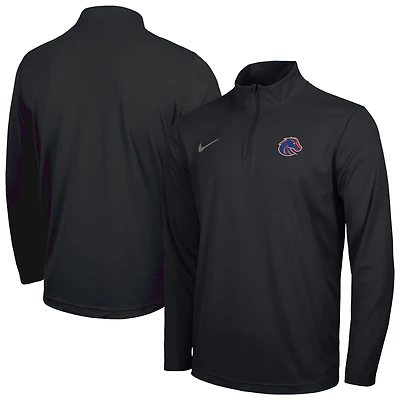 Men's Nike Black Boise State Broncos Intensity Performance Quarter-Zip Pullover