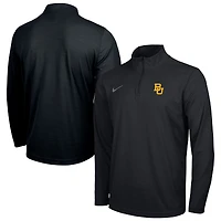 Men's Nike Black Baylor Bears Intensity Performance Quarter-Zip Pullover