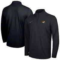 Men's Nike Black Missouri Tigers Intensity Performance Quarter-Zip Pullover