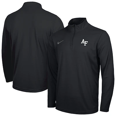 Men's Nike Black Air Force Falcons Intensity Performance Quarter-Zip Pullover